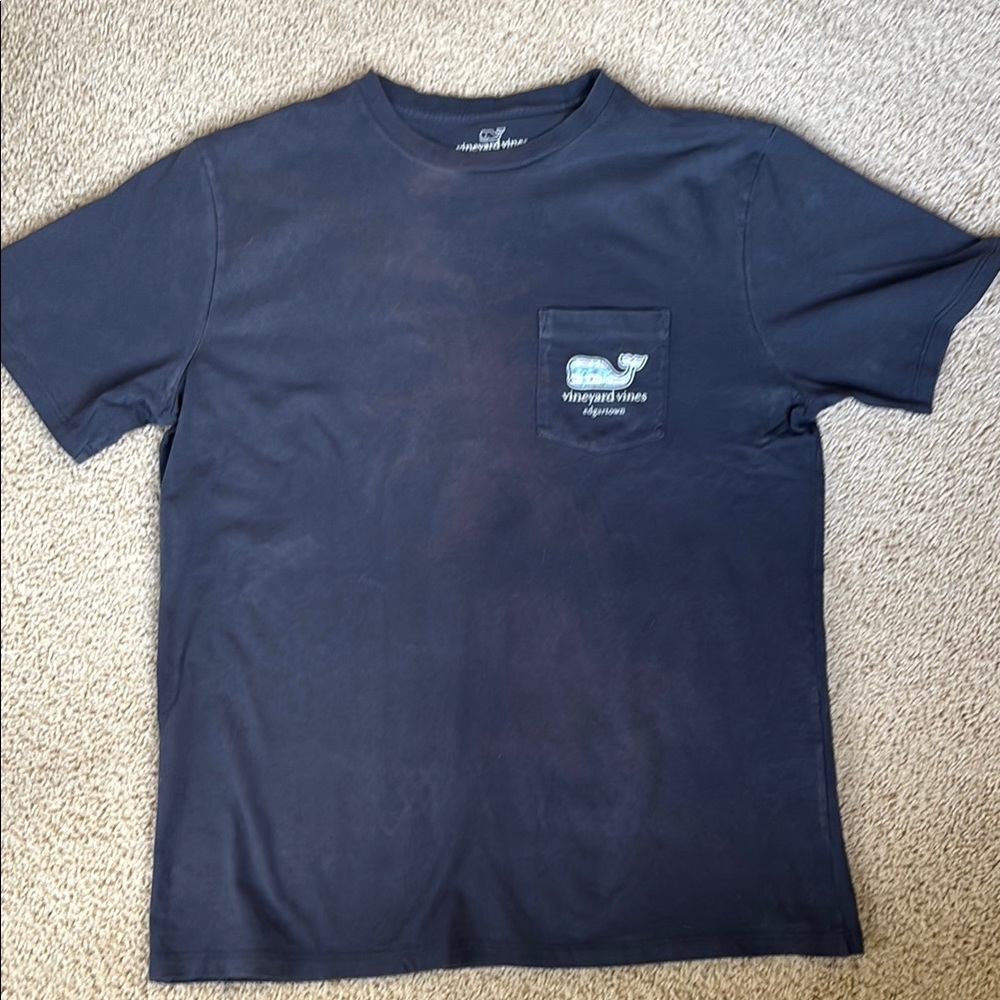 Vineyard Vines Blue Short Sleeve Tee Casual Essential from flagship store.